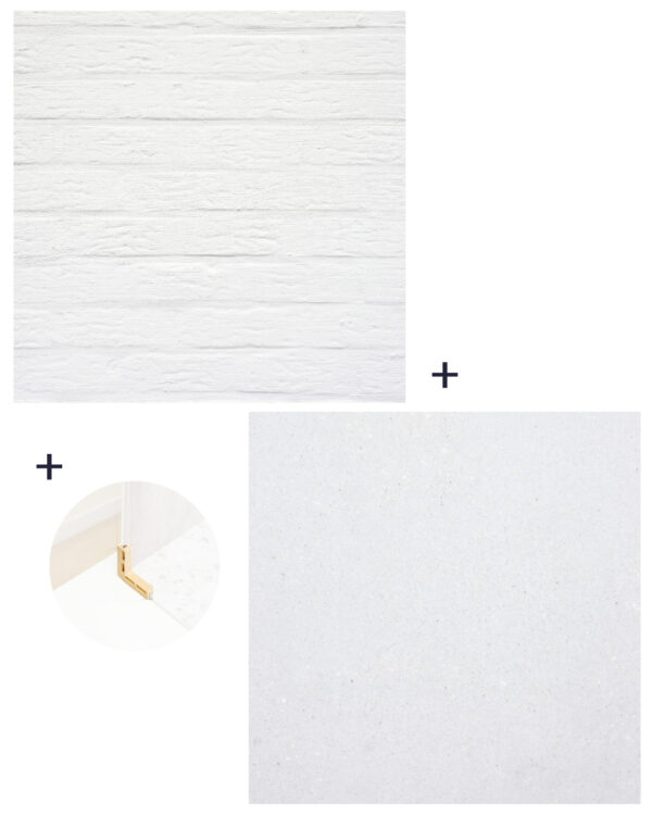 Set Moonstone Brick + Dolomite Ash